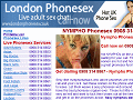 London Phonesex - Live 121 - Nympho Phonesex 0908 314 8867
