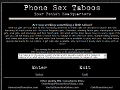 Phone Sex Taboos- Your Fetish Phone Sex Headquarters